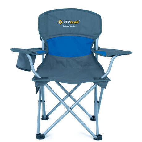 Oztrail Junior Deluxe Arm Chair - Blue