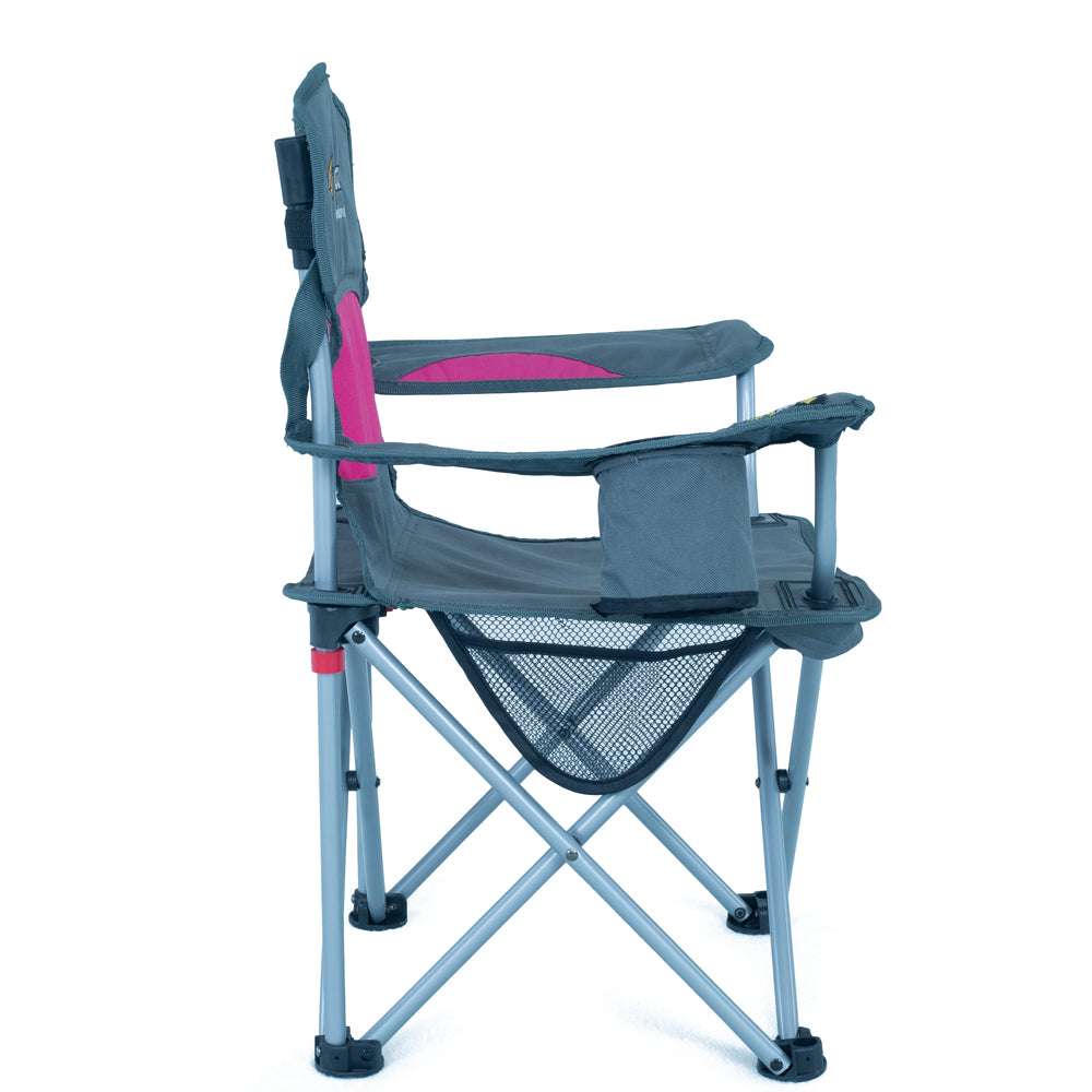 Oztrail Junior Deluxe Arm Chair - Pink