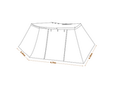 Oztrail Blockout 270 Awning 2m Wall Kit