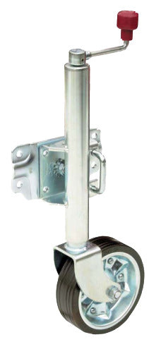 ALKO 8" SWIVEL JOCKEY WHEEL 200MM - SOLID TYRE