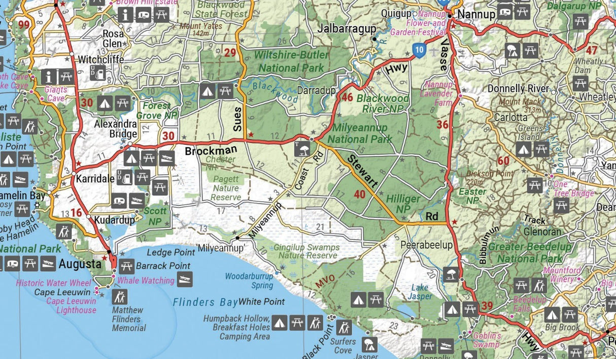 HEMA Maps Regional WA - South West