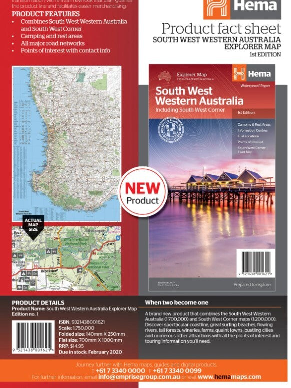 HEMA Maps Regional WA - South West