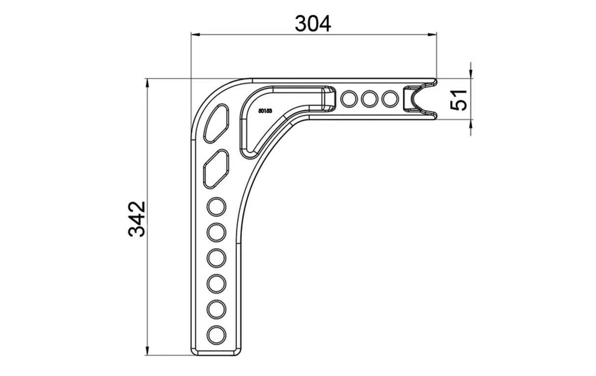 Hayman Reece 3.5t / 160mm cast drop shank