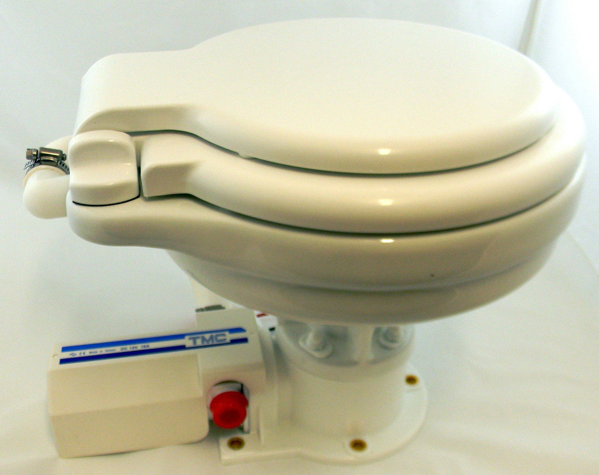TMC RV Marine Toilet Electric 12V White Model-99902