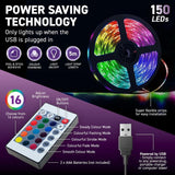 5m LED Strip Light USB Powered With Remote