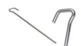 4x8mm x 225mm Galvanised Key Head Tent Peg