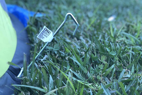 4x8mm x 225mm Galvanised Key Head Tent Peg