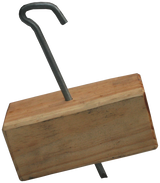 4x8mm x 225mm Galvanised Key Head Tent Peg