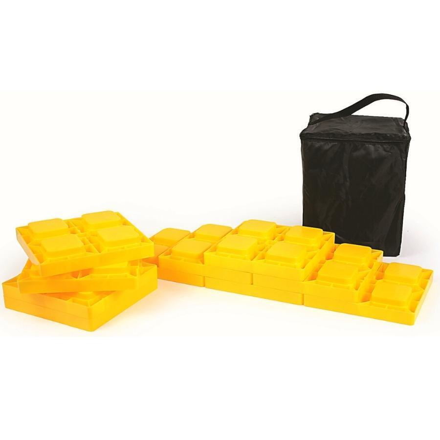 CARAVAN/RV LEVELLING BLOCK SET 10 PIECE