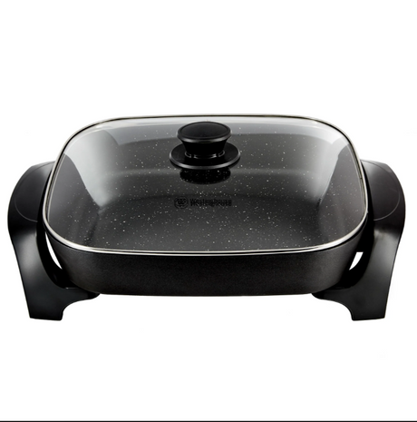 Westinghouse Large Square Frypan 2400W with Cast in Element