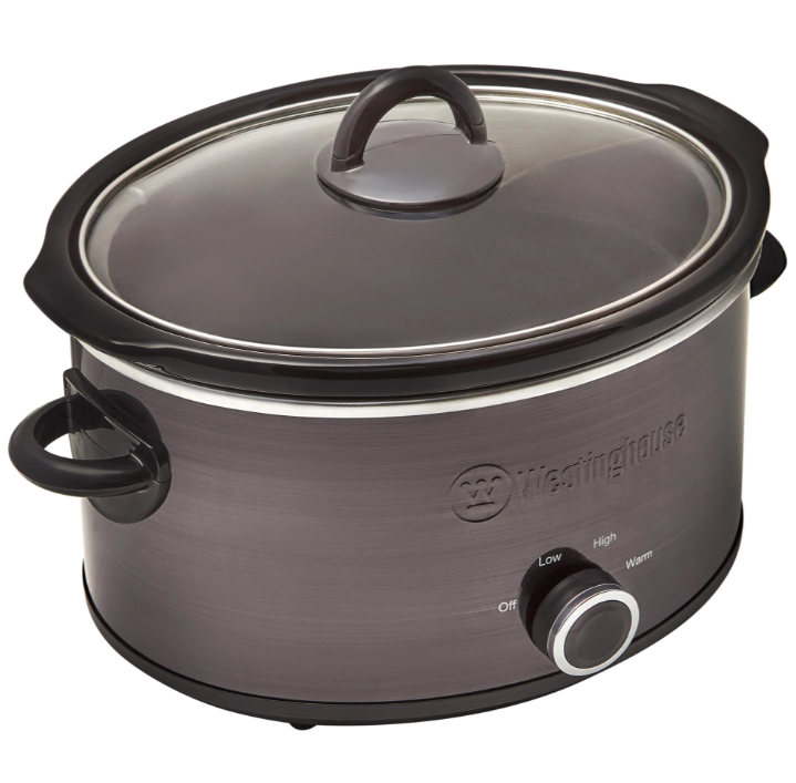 Westinghouse 240V Slow Cooker 3.5L Black Stainless Steel