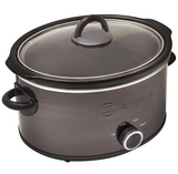 Westinghouse 240V Slow Cooker 3.5L Black Stainless Steel