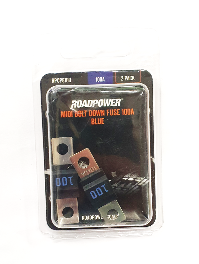 Midi Bolt Down Fuse 100A Blue - 2 Pack