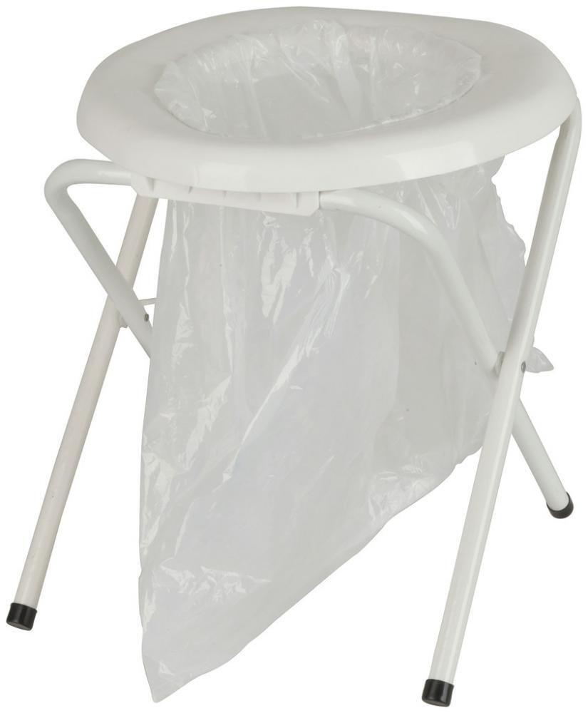 Folding Toilet With Plastic Bags