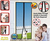 Magnetic Curtain Hands Free Screen Door