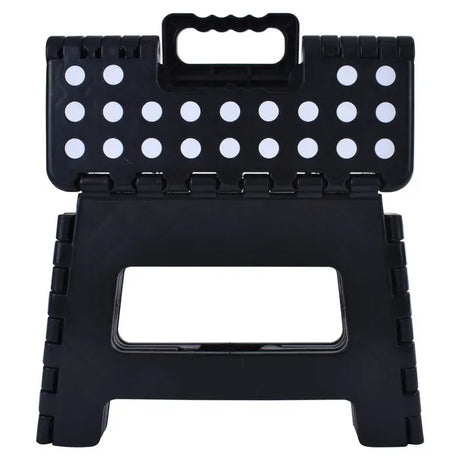 Plastic Folding Stool - Black
