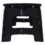 Plastic Folding Stool - Black