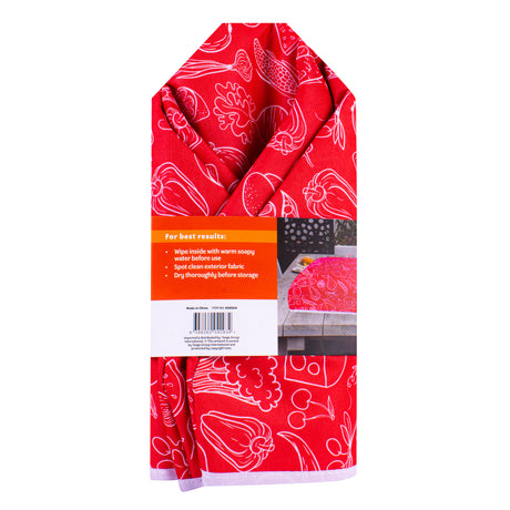 Cook Easy 50cm Insulated Food Cover - Red