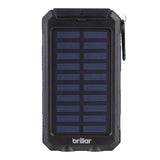 Brillar Ultra-Power 3-in-1 Solar Powerbank w/ Torch & Compass