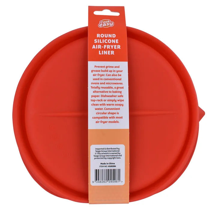 Collapsible Silicone Air-Fryer Liner Round