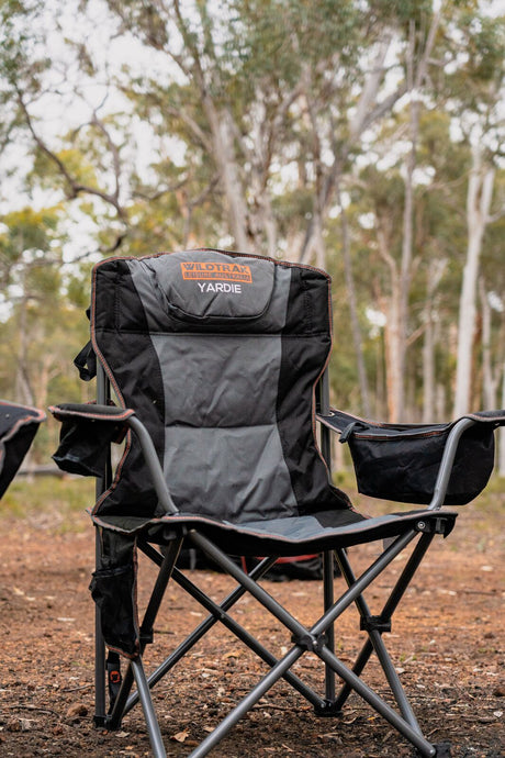 Wildtrak™ DELUXE Yardie Foldable Arm Chair with Shoulder Strap