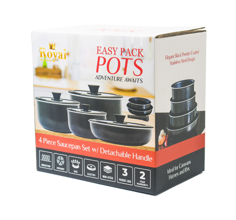 Easy Pack Pots - Stackable Smart Pot set