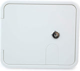 Caravan Utility Door Hatch Rectangle White #6