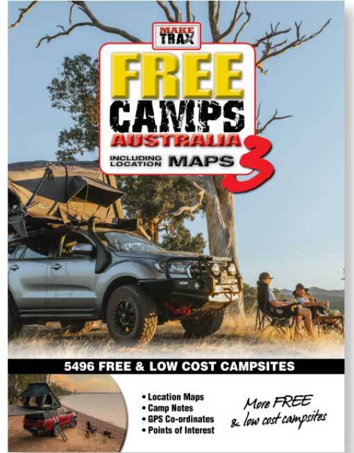 MAKE TRAX FREE CAMPS AUSTRALIA 3 + LOCATION MAPS