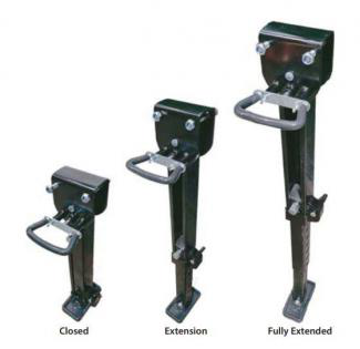 Quick Release Adjustable Leg Aluminium Foot - Adjustable Length Size 1 to 3