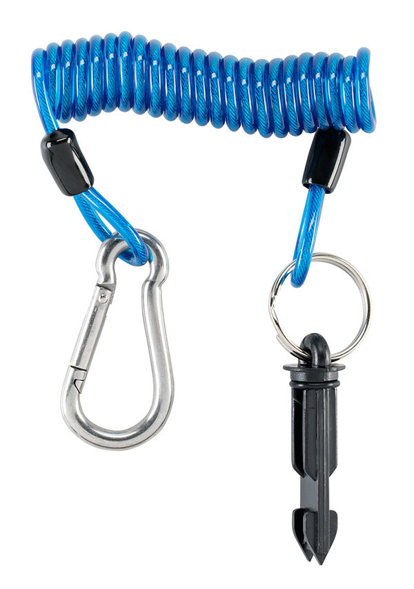 Coil Break Away Cable Blue