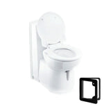 Thetford C263S Cassette Toilet With Swivel Plastic Bowl Black door
