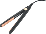 Simply Glam 12V Hair Straightener - Black Rose Gold