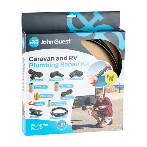 John Guest Caravan Plumbing Repair Kit Black