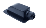 Exotronic 1 Gland Black Cable Entry Cover (Lightweight ABS)