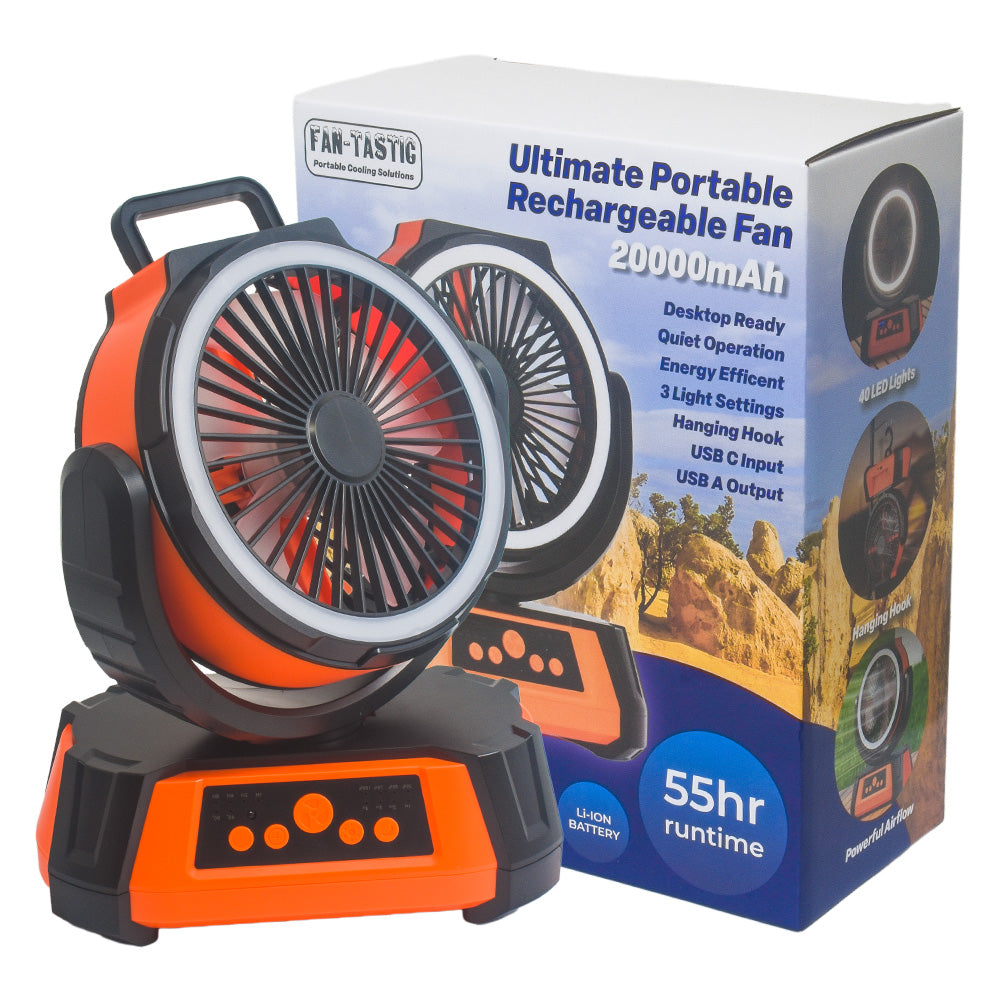 Fantastic Ultimate Portable Rechargeable Fan w/Remote Control
