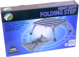 Heavy Duty Steel Folding Step with Anti Slip