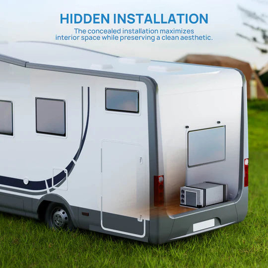 Cool-J 230V IHider 10,000 BTU Inverter Underbunk Reverse Cycle Air Conditioner - Wifi