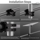 STARBEAM Starlink Mini Pole Clamp with Pole Extension