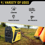 Maxwatt 3800 Watt Inverter Generator electric/Recoil/remote Start