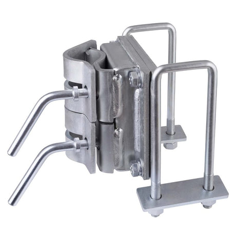 Optitec Compact Double Clamp Bracket – for drawbar 50mm width x 150mm height