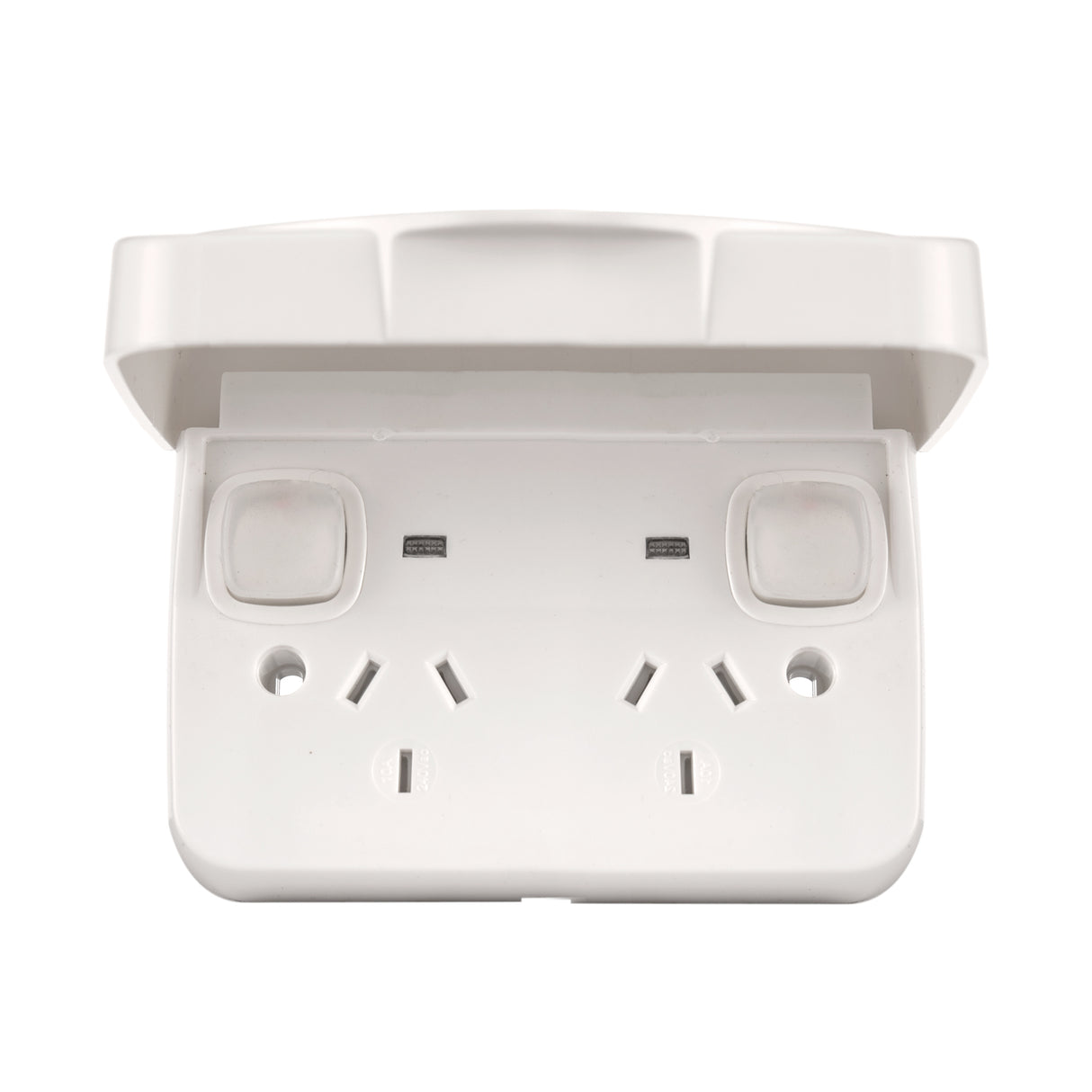 Weatherproof IP65 GPO Double Pole Double Outlet 10A