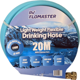 Flomaster 12mm Hose Light Weight 20m + Brass Connectors