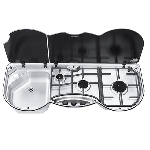 Thetford 353 3 Burner & Sink Combo L/H