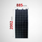 Sunman eArc 310W Flexible Solar Panel with Eyelets