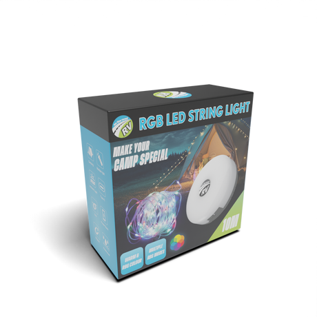 On The Road RV 10 LED String Light USB-C