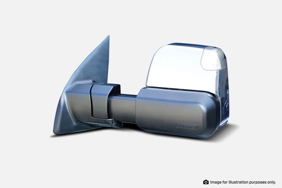 MSA Chrome Isuzu D-Max (09/2020-Current) & Mu-X (07/2021-CURRENT) MSA Power Fold™ Towing Mirrors