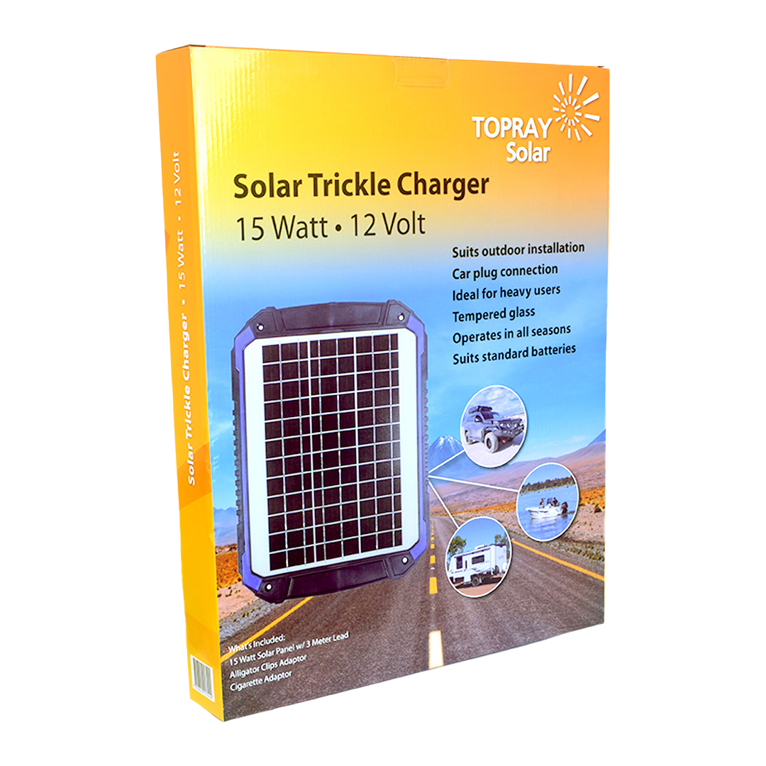 Topray 15w Trickle Charge Solar Panel
