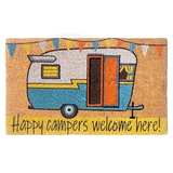 Heavy Duty Caravan Door Mat - Happy Camper
