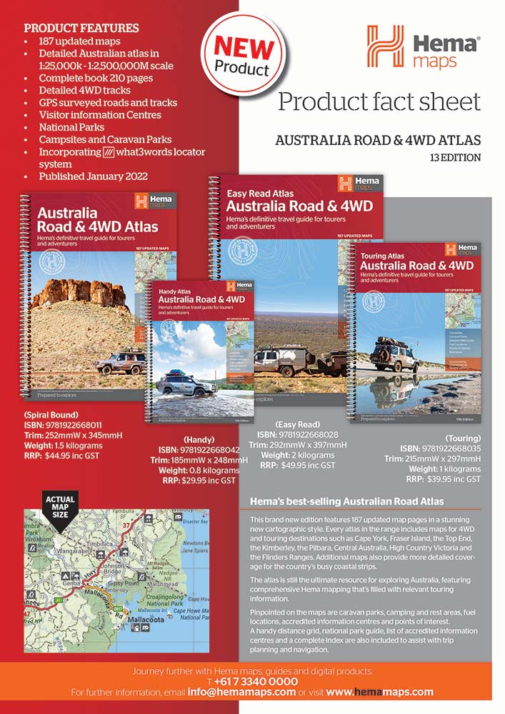 AUSTRALIAN HANDY ROAD AND 4WD ATLAS SPIRAL 184 X 248