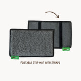 MUK MAT PORTABLE CARAVAN STEP DARK GREY 48x30cm